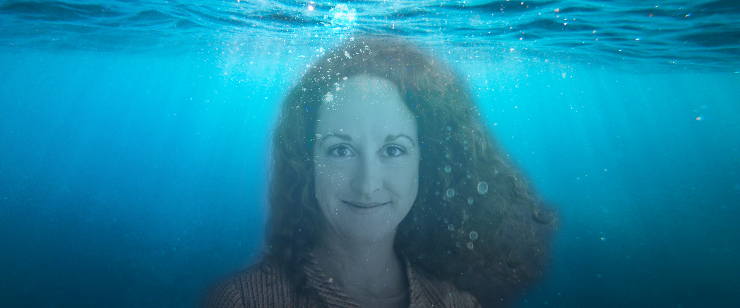 Frau unter Wasser - Bildmotiv zu "Einfach sagenhaft"